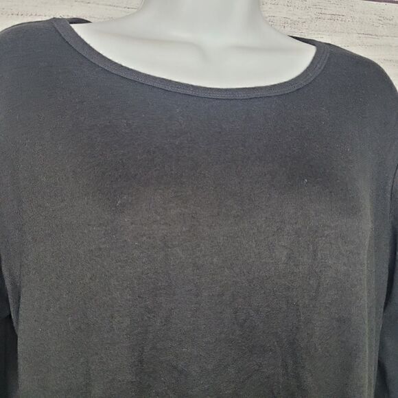 Women's Loose Fit Front Knot Top Medium - Picture 3 of 4
